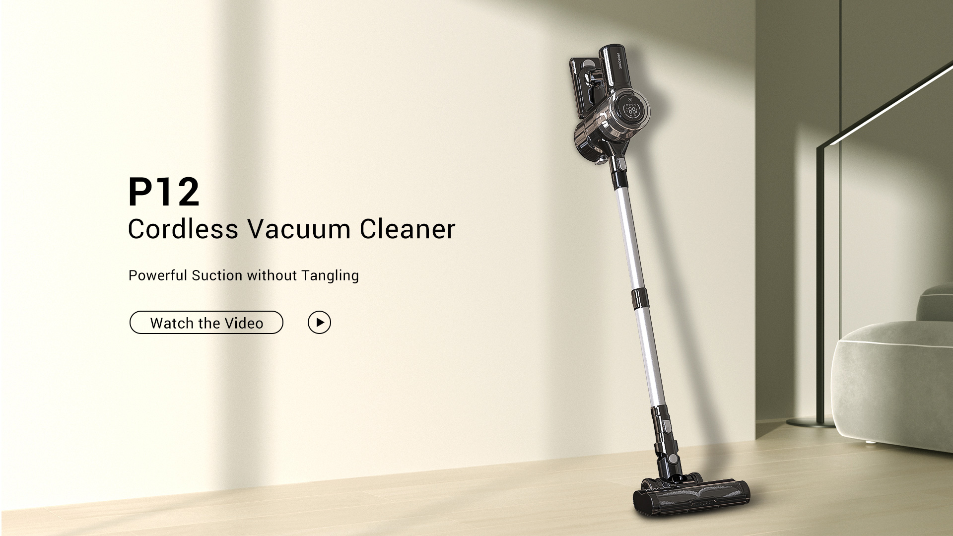 Proscenic P12 Cordless Vacuum Cleaner, AllSurplus