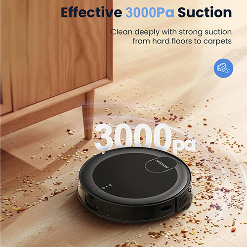 Proscenic V10 Robot Vacuum Cleaner, 3000Pa Strong Suction LiDAR
